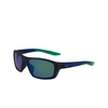 Nike BRAZEN BOOST M Sunglasses 451 mt dk obsidiann / lt green mirror - product thumbnail 3/4