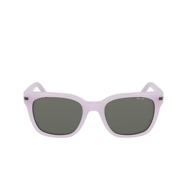 Nike CRESCENT II Sunglasses 519 milky lilac bloom / green - front view