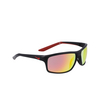 Lunettes de soleil Nike DRENALINE 22 M 010 matte black / red mirror - Vignette du produit 2/4