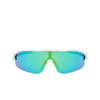 Lunettes de soleil Nike FLYFREE SHIELD 907 mat lt silver / gren mir / volt - Vignette du produit 1/4