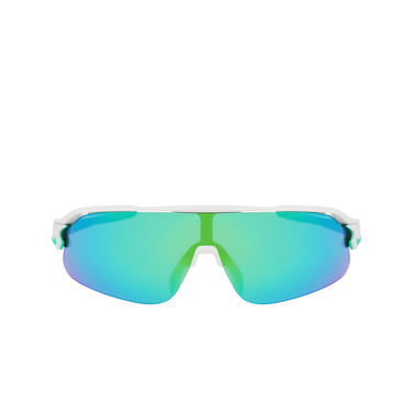 Gafas de sol Nike FLYFREE SHIELD 907 mat lt silver / gren mir / volt - Vista delantera