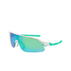 Lunettes de soleil Nike FLYFREE SHIELD 907 mat lt silver / gren mir / volt - Vignette du produit 3/4