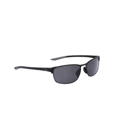 Nike MODERN METAL Sunglasses 010 satin black / dark grey - three-quarters view