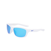 Nike NIKE LYNK M Sunglasses 100 white / blue mirror - product thumbnail 3/4