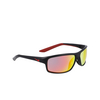 Lunettes de soleil Nike RABID 22 M 010 matte black / red mirror - Vignette du produit 2/4