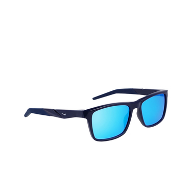 Nike RADEON 1 M Sunglasses 410 navy / blue mirror - three-quarters view