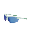 Nike WINDTRACK M Sunglasses 301 matte jade ice / milky blue mirror - product thumbnail 3/4