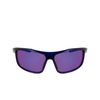 Nike WINDTRACK RUN E Sunglasses 410 midnight navy / road blue mir - product thumbnail 1/4