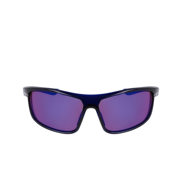 Lunettes de soleil Nike WINDTRACK RUN E 410 midnight navy / road blue mir - Vue de face