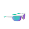 Lunettes de soleil Nike WINDTRACK RUN 902 matte clear / green mirror - Vignette du produit 2/4