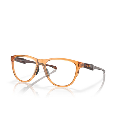 Oakley ADMISSION Eyeglasses 805607 polished transparent ginger - three-quarters view