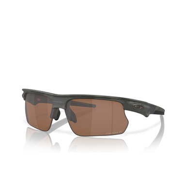 Oakley BISPHAERA Sunglasses 940004 matte olive camo - three-quarters view