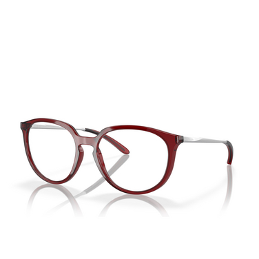 Occhiali da vista Oakley BMNG 815004 polished trans brick red - tre quarti