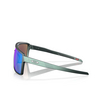 Occhiali da sole Oakley CASTEL 914713 matte silver / blue colorshift - anteprima prodotto 3/4