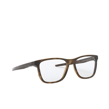 Oakley CENTERBOARD Eyeglasses 816302 satin brown tortoise - three-quarters view