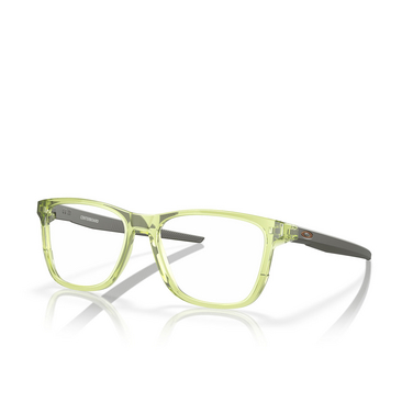 Oakley CENTERBOARD Eyeglasses 816310 polished transparent fern - three-quarters view