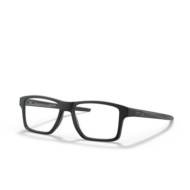 Oakley CHAMFER SQUARED Eyeglasses 814301 satin black - three-quarters view