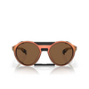 Lunettes de soleil Oakley CLIFDEN 944023 matte red gold colorshift - Vignette du produit 1/4