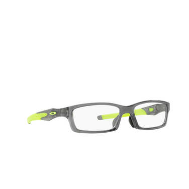 Lunettes de vue Oakley CROSSLINK (A) 811802 polished grey smoke - Vue trois quarts