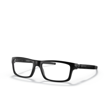 Oakley CURRENCY Eyeglasses 802601 satin black - three-quarters view