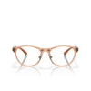 Gafas graduadas Oakley DRAW UP 805707 polished transparent sepia - Miniatura del producto 1/4