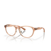 Lunettes de vue Oakley DRAW UP 805707 polished transparent sepia - Vignette du produit 2/4