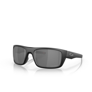 Oakley DROP POINT Sunglasses 936708 matte black - three-quarters view