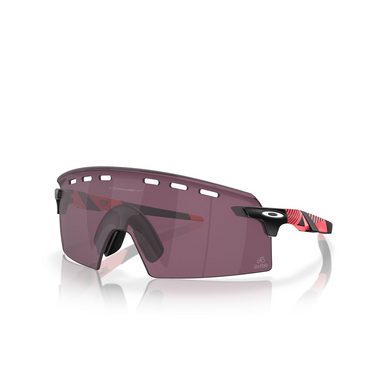 Oakley ENCODER STRIKE VENTED Sunglasses 923516 pink stripes - three-quarters view