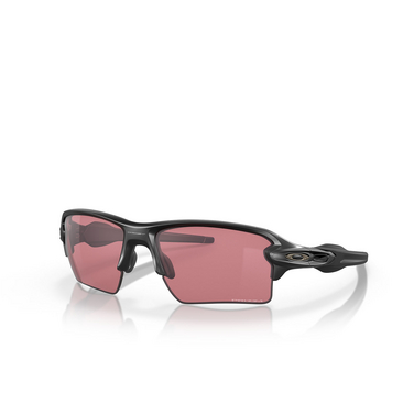 Lunettes de soleil Oakley FLAK 2.0 XL 918890 matte black - Vue trois quarts