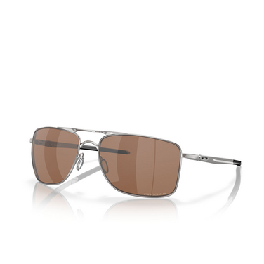 Oakley GAUGE 8 Sunglasses 412409 polished chrome - three-quarters view