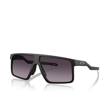 Oakley brand HELUX Sunglasses 928506 matte black - three-quarters view