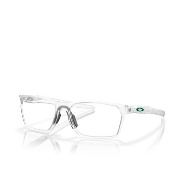 Oakley HEX JECTOR Eyeglasses 803209 matte clear - three-quarters view