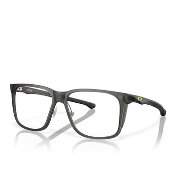 Oakley HIP TONE Eyeglasses 818202 satin grey smoke - three-quarters view