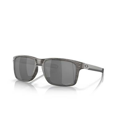 Occhiali da sole Oakley HOLBROOK MIX 938404 woodgrain - tre quarti