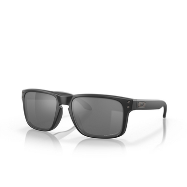 Oakley HOLBROOK Sunglasses 9102D6 matte black - three-quarters view