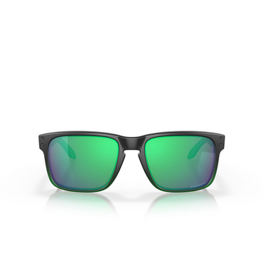 Lunettes de soleil Oakley HOLBROOK 9102E4 jade fade - Vue de face