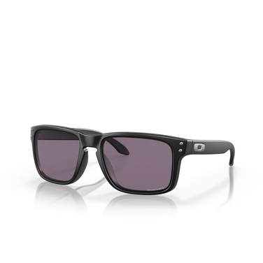 Oakley HOLBROOK Sunglasses 9102E8 matte black - three-quarters view