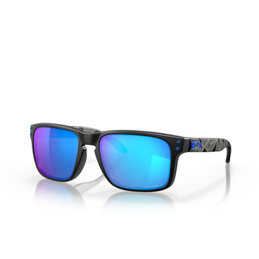 Occhiali da sole Oakley HOLBROOK 9102H0 matte black prizmatic - tre quarti