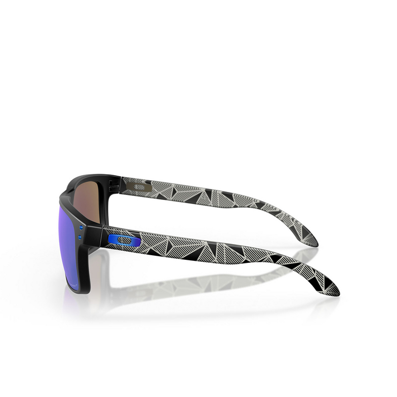 Occhiali da sole Oakley HOLBROOK 9102H0 matte black prizmatic - 3/4