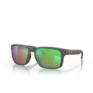 Oakley HOLBROOK Sunglasses 9102J8 woodgrain - three-quarters view