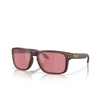 Occhiali da sole Oakley HOLBROOK 9102Z2 matte grenache - anteprima prodotto 2/4