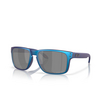 Occhiali da sole Oakley HOLBROOK XL 941747 matte cyan / blue colorshift - anteprima prodotto 2/4