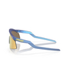 Occhiali da sole Oakley HYDRA 922918 matte cyan & blue & clear shift - anteprima prodotto 3/4