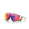 Lunettes de soleil Oakley JAWBREAKER 929005 polished white - Vignette du produit 2/4