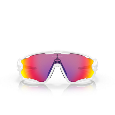 Lunettes de soleil Oakley JAWBREAKER 929055 polished white - Vue de face