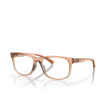 Oakley LEADLINE RX Eyeglasses 817508 polished transparent sepia - three-quarters view