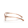 Lunettes de vue Oakley LEADLINE RX 817508 polished transparent sepia - Vignette du produit 3/4