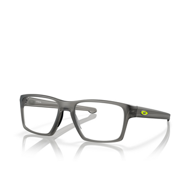 Oakley LITEBEAM Eyeglasses 814002 satin grey smoke - three-quarters view