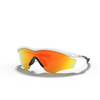 Lunettes de soleil Oakley M2 FRAME XL 934305 polished white - Vignette du produit 2/4