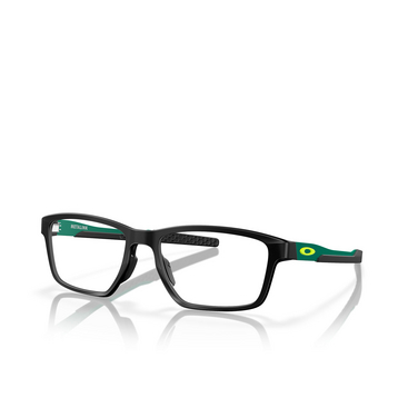 Oakley METALINK Eyeglasses 815313 satin black - three-quarters view